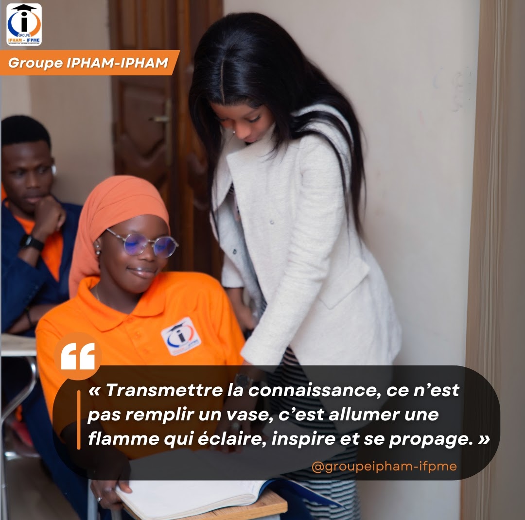 Étudiants en cadre d'apprentissage IPHAM-IFPME